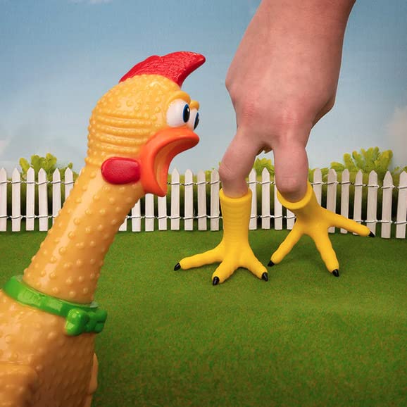 Archie Mcphee Chicken Feet Finger Puppets (Set Of 2)