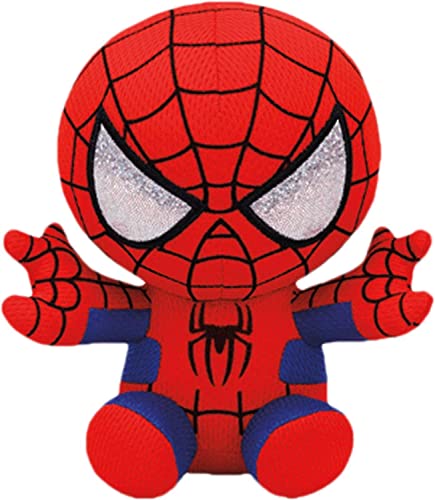 Ty Spiderman Plush, Red/Blue, Regular