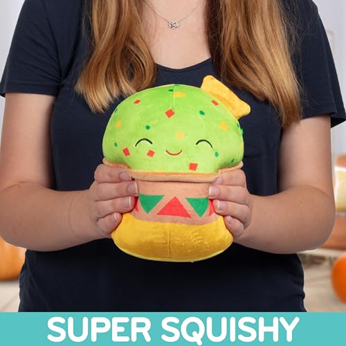 Squishmallows Original 8-Inch Gideon The Guacamole - Official Jazwares Cinco De Mayo Plush - Collectible Soft Squishy Chips & Di
