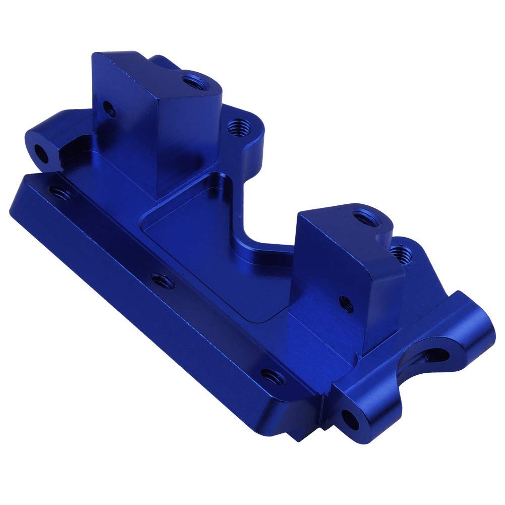 Hobbypark Aluminum Front Bulkhead Upgrade Parts for 1/10 Traxxas Slash 2WD Rustler Stampede Bandit Replace 2530 2530A, Navy Blue