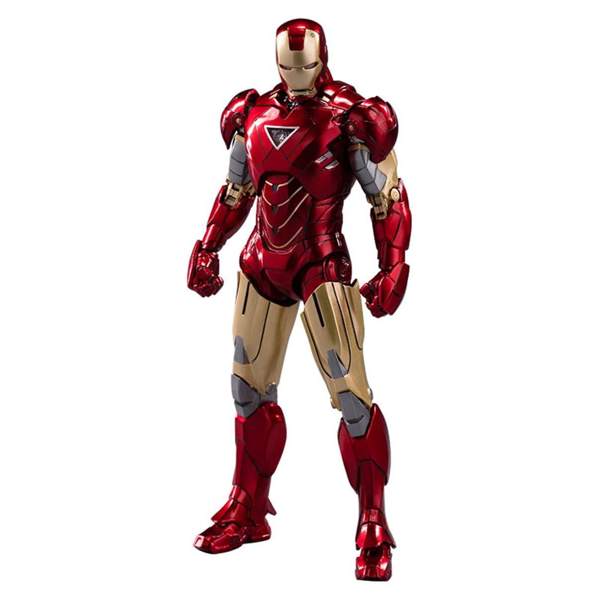 Hiplay Zd Toys Collectible Figure Full Set: Anniversary Series Non-Luminous Version: Iron Man Mk6 (1906-06), 1:10 Scale Miniatur