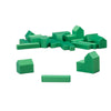 Bkprint3D Replacement Pieces For Catan Board Game | Settlers Pieces | 82 Colors | Base Set | (52_Silk_Green)