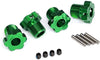 Traxxas 8654G Aluminum 17Mm Splined Wheel Hubs, Green