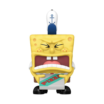 Funko POP! Vinyl Figure - Spongebob Squarepants with Pizza - 25th Anniversary Collectible - Multicolor - Official Merchandise