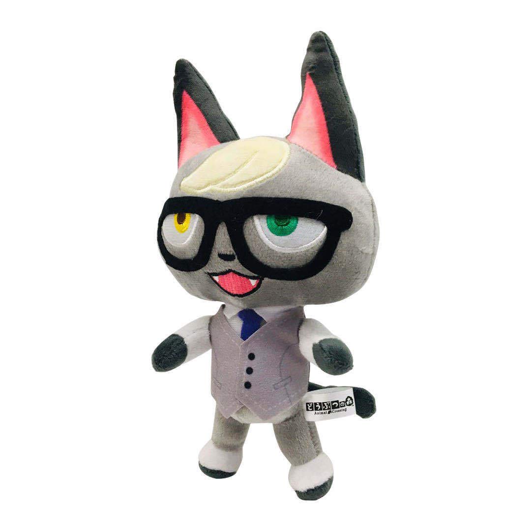 Ycixri Animal Crossing New Leaf Plush Toy Suitable For Collection, Animal Crossing: New Horizons Stuffed Doll Toy For Boy Girl Christmas Halloween Birthday Gift, 8“ (Raymond)