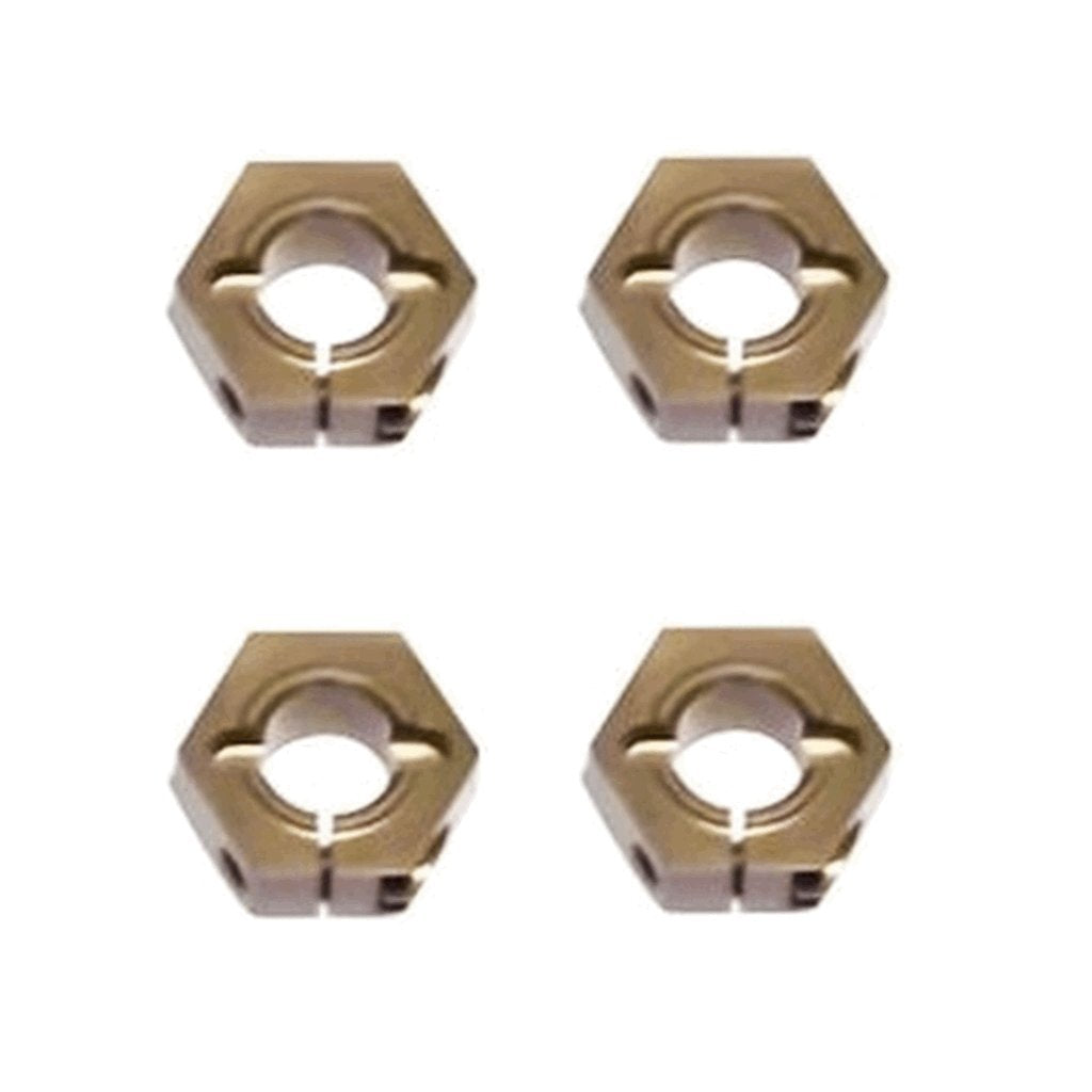 Tekno RC 1654x 12mm Aluminum Hex Adapters for M6 Drive Shafts 4