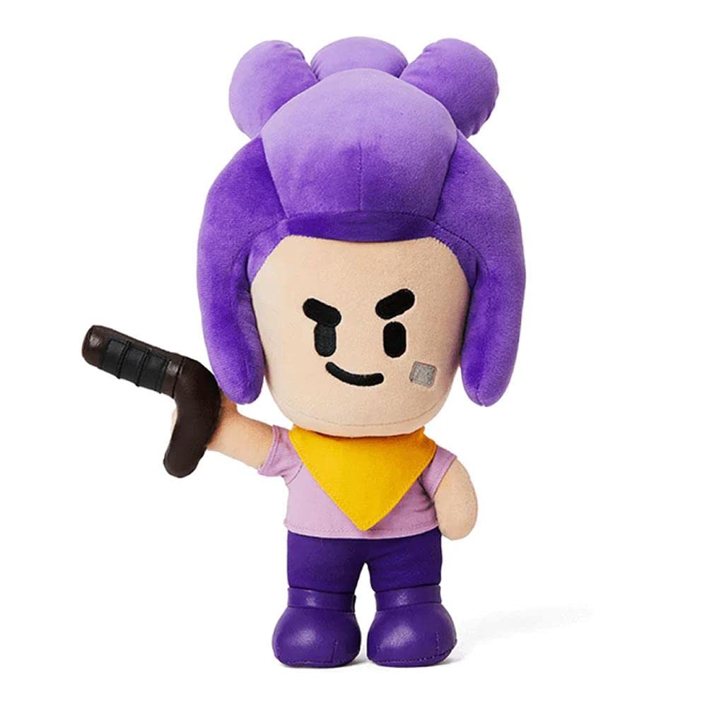 Brawl Stars Plush Buddies | 7-Inch-Tall Collectibles | Brawl Stars Plush Toy Doll | Shelly Plush| Brawl Stars Licensed Toy Plush