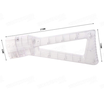 Worker Ak Style Shoulder Stock For Nerf N-Strike Elite And Nerf Modulus Series Toy (Transparent White)