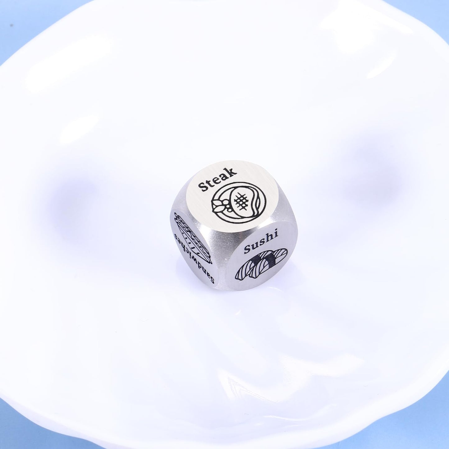 Valentines Day Gifts for Husband Boyfriend Bridal Shower Gifts Food Dice What to Eat Food Decision Dice Her Him Couples Dice for