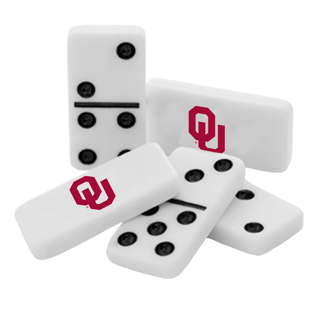 Masterpieces Game Day - Ncaa Oklahoma Sooners - 28 Piece Team Logo Double Six Domino Set