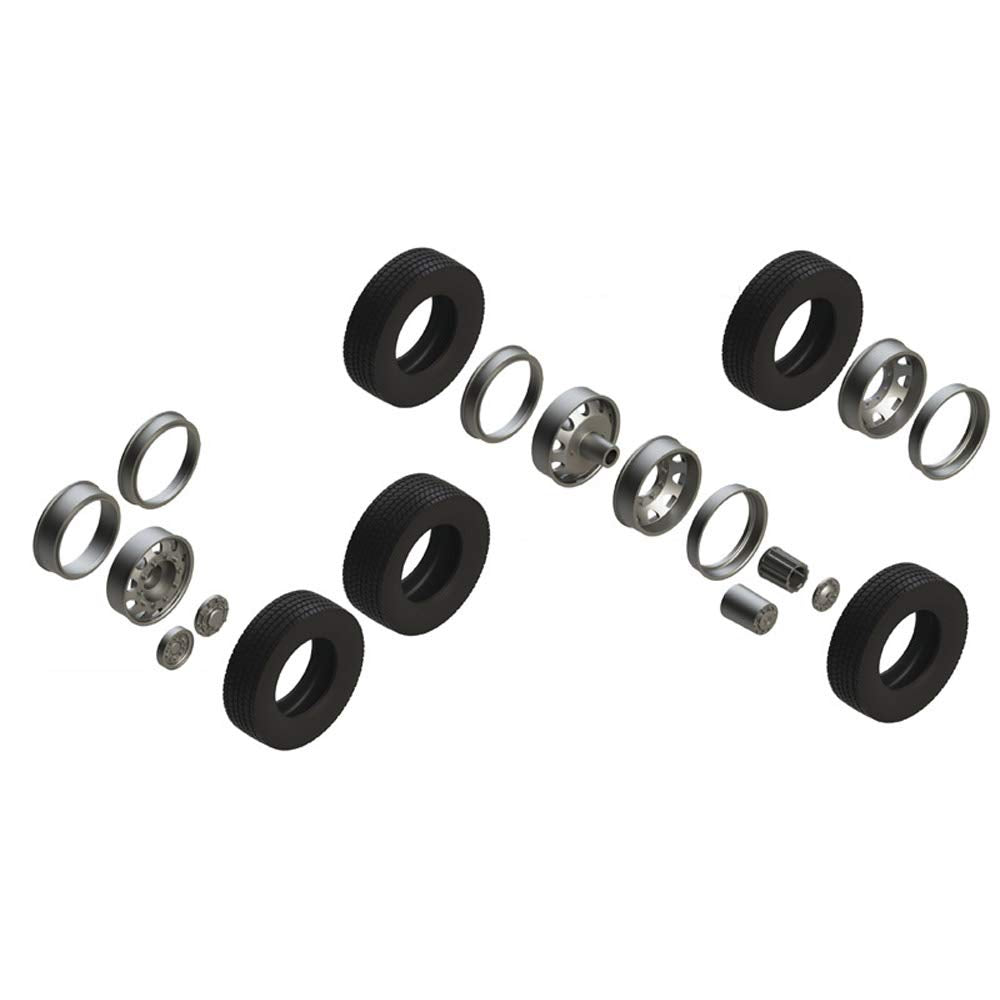 Italeri European Tractors Tyres and Rims Scale 1 : 24
