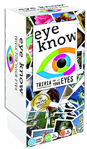 Cardinal Eye Know Trivia Card Game - Fun Paper Card Game for Family & Friends, Model 6039233