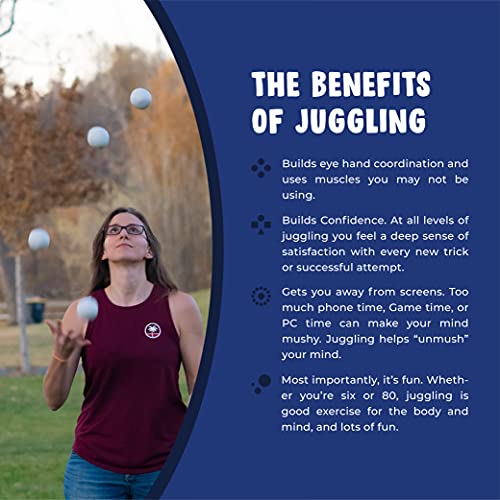 Zeekio Galaxy Juggling Balls - Premium 12 Panel Genuine Leather Balls - 130G - 67Mm - Pack Of 3 Dark Blue