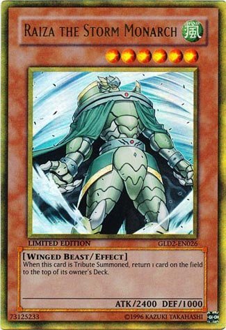 Yu-Gi-Oh! - Raiza The Storm Monarch (Gld2-En026) - Gold Series 2 - Limited Edition - Rare