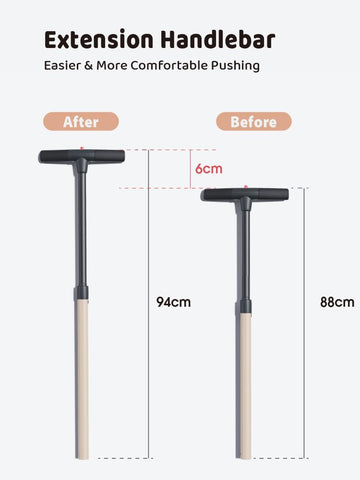 newyoo TR008 5 in 1 Toddler Tricycle with Push Handle for 1-3 Year Old Boys and Girls, Kids Push Trike with Safe Bar, Toddler Bi