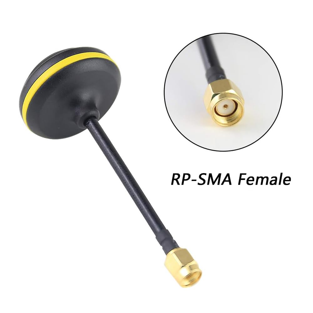 RC FPV Receiver Parts Combo 5.8G 14DBI High Gain Flat Panel & Mushroom FPV Antenna for EV800D FPV Goggles Receiver RC Drones Qua