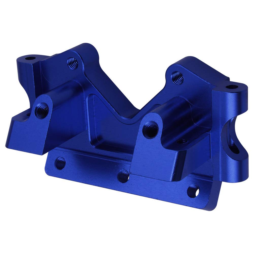 Hobbypark Aluminum Front Bulkhead Upgrade Parts for 1/10 Traxxas Slash 2WD Rustler Stampede Bandit Replace 2530 2530A, Navy Blue