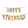 Sunbeauty Woodland Party Decorations Woodland Happy Birthday Banner Forest Animal Garland For Kids Boys Girls Baby Shower Woodla