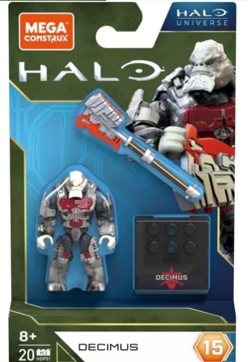 Mega Construx Halo Heroes Series 15 Complete Set Of 5 Buildable Action Figures
