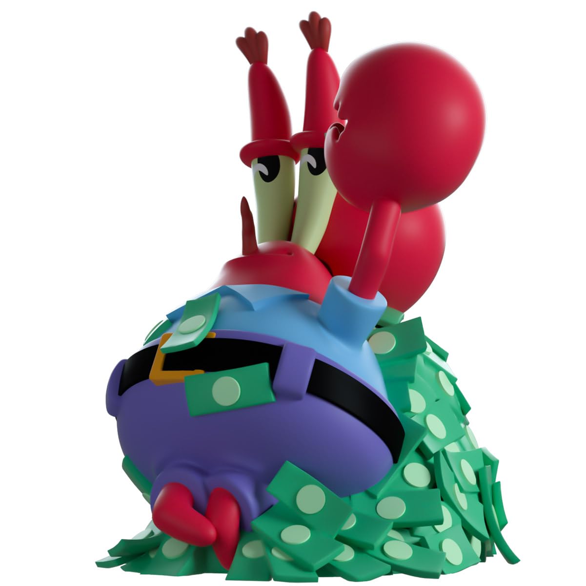 Youtooz Spongebob Squarepants Pile O'Money Mr. Krabs 4.1'', Pile O'Money Mr. Krabs Vinyl Figure, Collectible Mr. Krabs From Spon