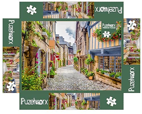 Puzelworx 1000 Piece Jigsaw Puzzle Educational Puzzle Family Game Gift For Adults And Kids (Nice Street View)