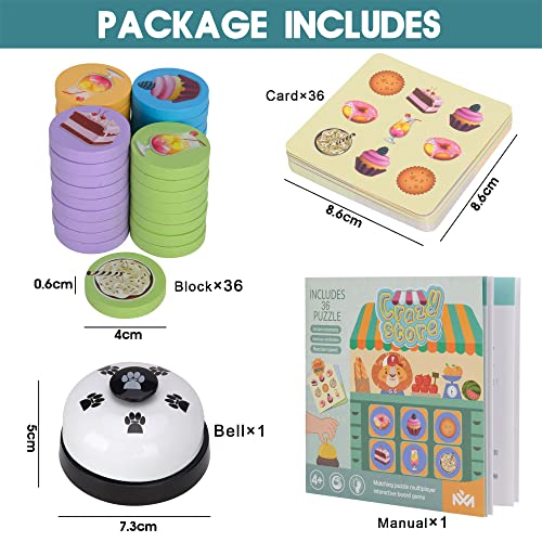 Puzzle Game Wooden Matching games Suitable for Children and Adults, Analytical Educational Logical Training and Thinking Board T