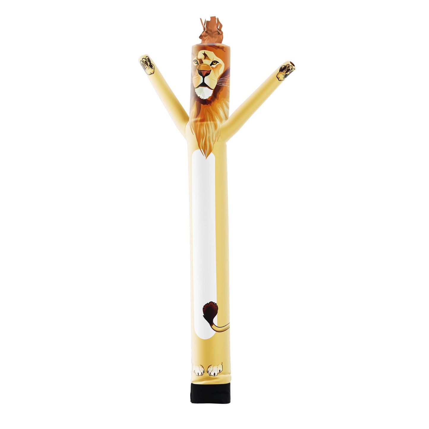 LookOurWay Air Dancers Inflatable Tube Man Attachment - 10 Feet Tall Wacky Waving Inflatable Dancing Tube Guy for Business Promotion - Blower Not Included - Mascot Character Animal Themed - Lion