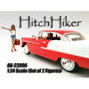 American Diorama Hitchhiker 2 Piece Figure Set For 1:24 Scale Models