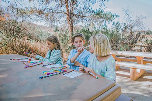 Colored Smencils - Patented Gourmet Scented Colored Pencils Made From Recycled Newspapers, 10 Count, Gifts For Kids, School Supplies, Classroom Rewards