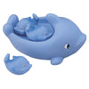 Playmaker Toys Rubber Dolphin Family Set of 4 Baby Bath Toys