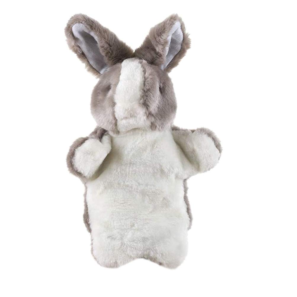 Easter Bunny Rabbit Hand Puppet Plush Animal Toys Easter Kids Present For Imaginative Pretend Play Stocking Storytelling (Brown)