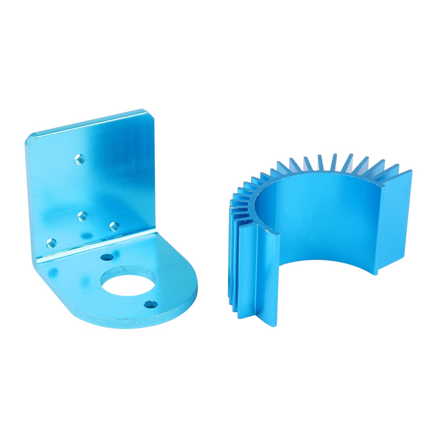 Rchobbytop Aluminum RC Heat Sink with 5V Cooling Fan 3650 3660 540 550 Size Motor Heatsink and Motor Seat Combo for for Wltoys A