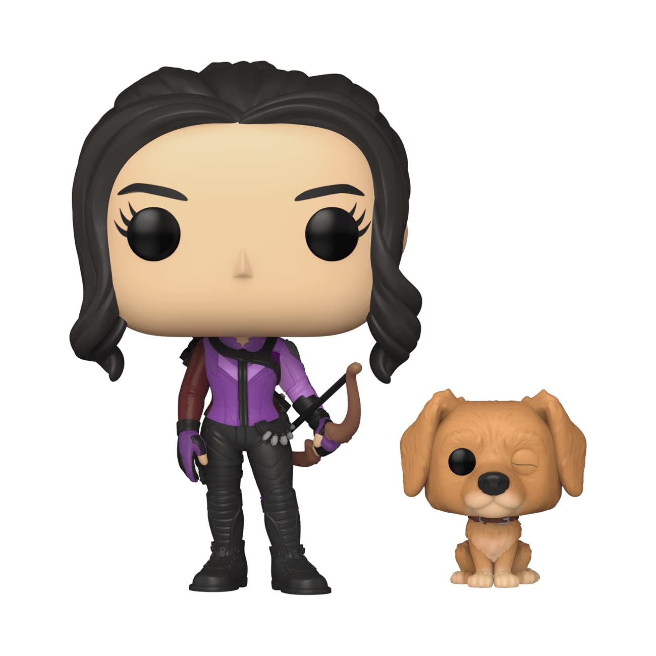 Funko Pop! Marvel Hawkeye Set Of 4 - Hawkeye, Yelena, Maya Lopez And Kate With Lucky The Pizza Dog