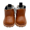 Niannyyhouse Leather Shoes Length 5.5Cm Suitable For 1/6 Bjd 8In 20Cm Plush Doll (Brown)