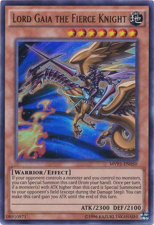 Lord Gaia The Fierce Knight - Mvp1-En050 - Ultra Rare - Unlimited Edition
