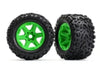 Traxxas 8672G 3.8'' Wheels with Talon Ext Tires, Green