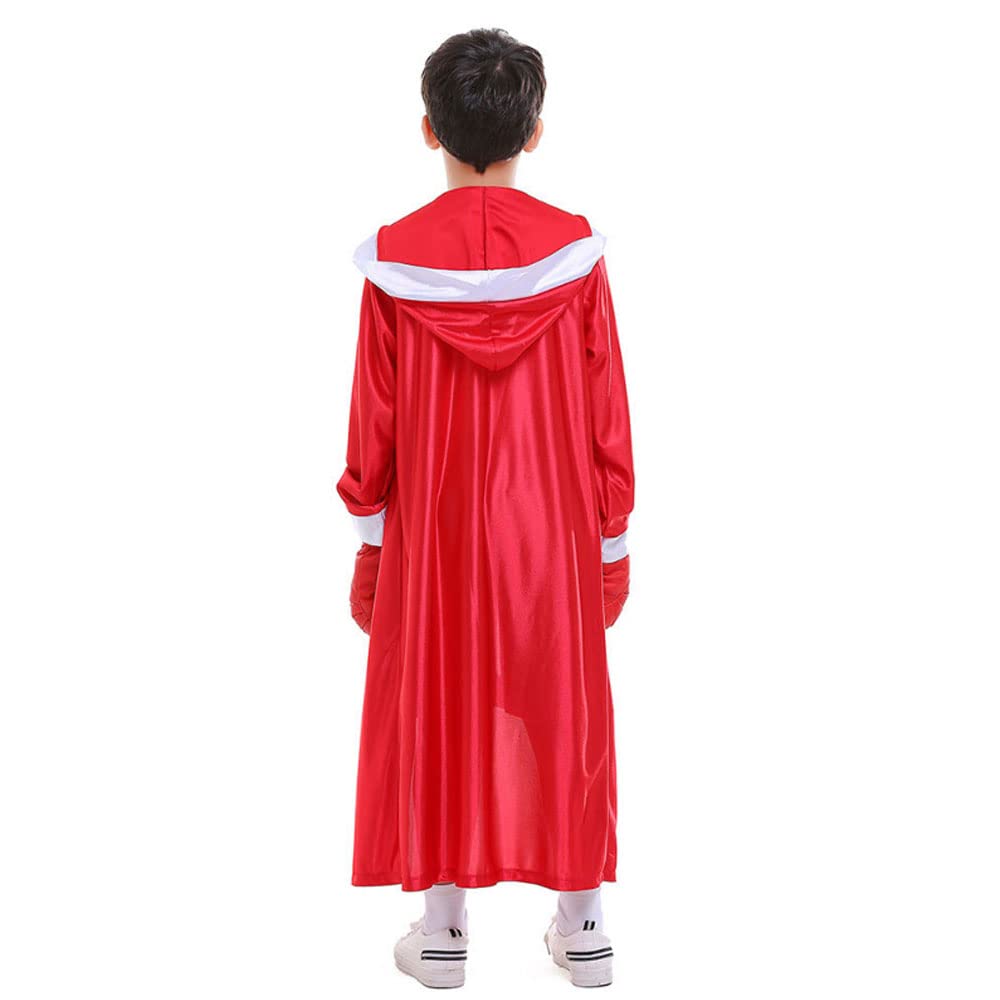 Yemyiqz Boxing Costume For Kids Boy Hooded Robe Short Jumpsuit Halloween Costume Cosplay Boxer Fancy Dress Party