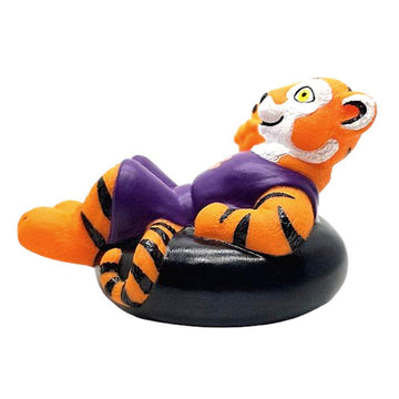 Rubber Tubbers Clemson Tigers (The Tiger) Collegiate Bathtub Toys - Officially Licensed Ncaa Team Mascots, Authentic Sports Memo