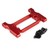 Mohero Aluminum Cnc Front Steering Servo Mount Upgrade Parts For 1/10 Scale Trx-4 Crawler Car (Red)