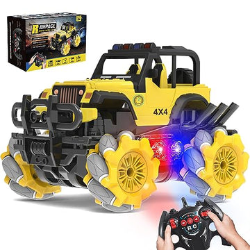 YOTOY Remote Control Car Toys for 6 7 8 9 10 Years Old Boys, Drift Stunt Remote Control Car, RC Cars for Boys Age 8-12, Stunt Ca