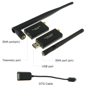 SoloGood 3DR 500MW Radio Telemetry Kit 915Mhz for APM2.6/2.8 PX4 Pixhawk - Black Model 0417