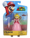Super Mario 4 Inch Action Figure (Princess Peach With Umbrella)