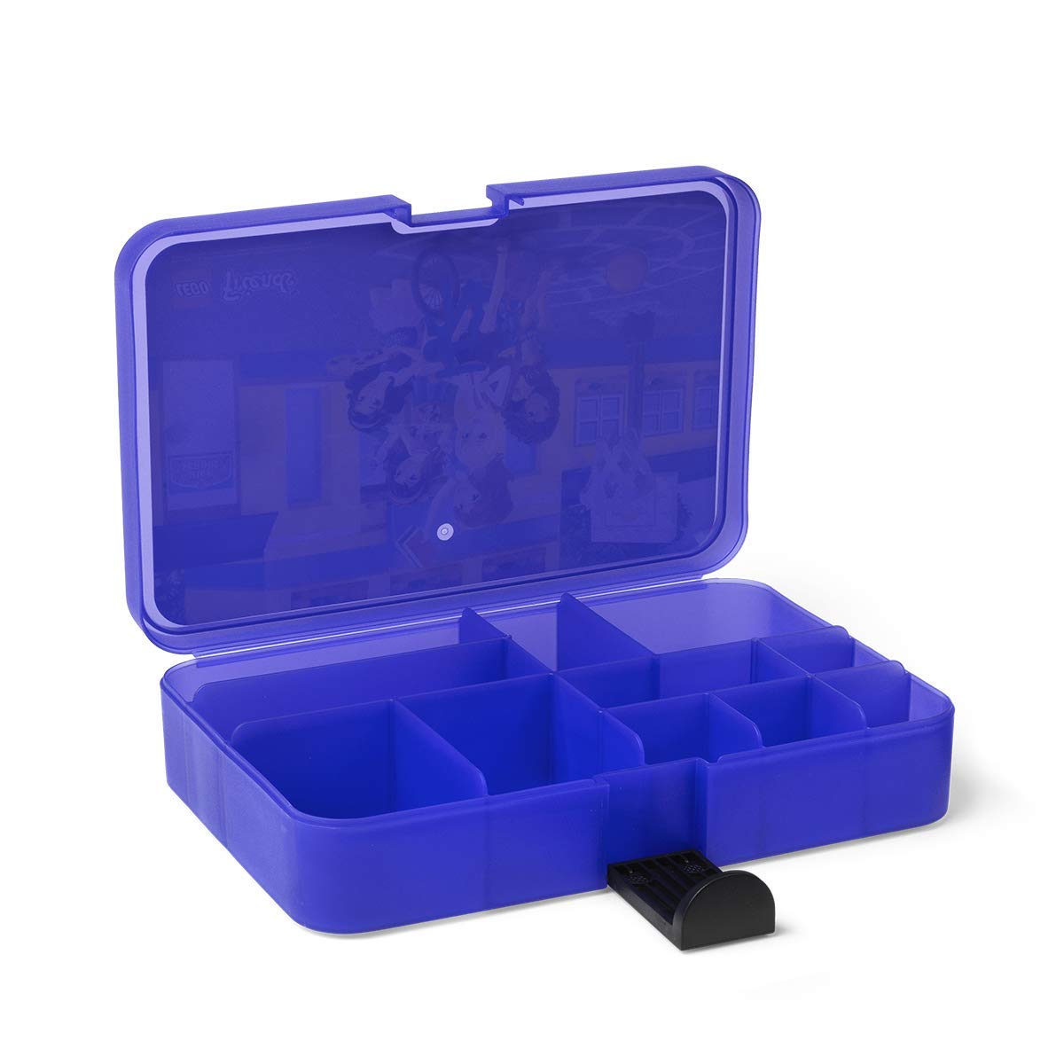 Room Copenhagen, Lego Sorting Box - Brick Storage With Organizing Dividers - Iconic Blue