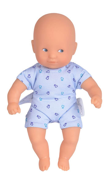 Corolle Mini Calin Soft Baby Doll - Blue - 8 Soft-Body Doll, Vanilla-Scented, for Kids Ages 18 Months and up