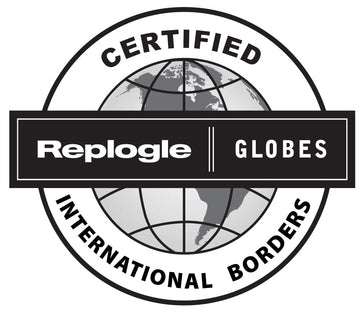 Replogle Treasury 12'' Floor And Desktop Geographic Convertible Globe (Blue)