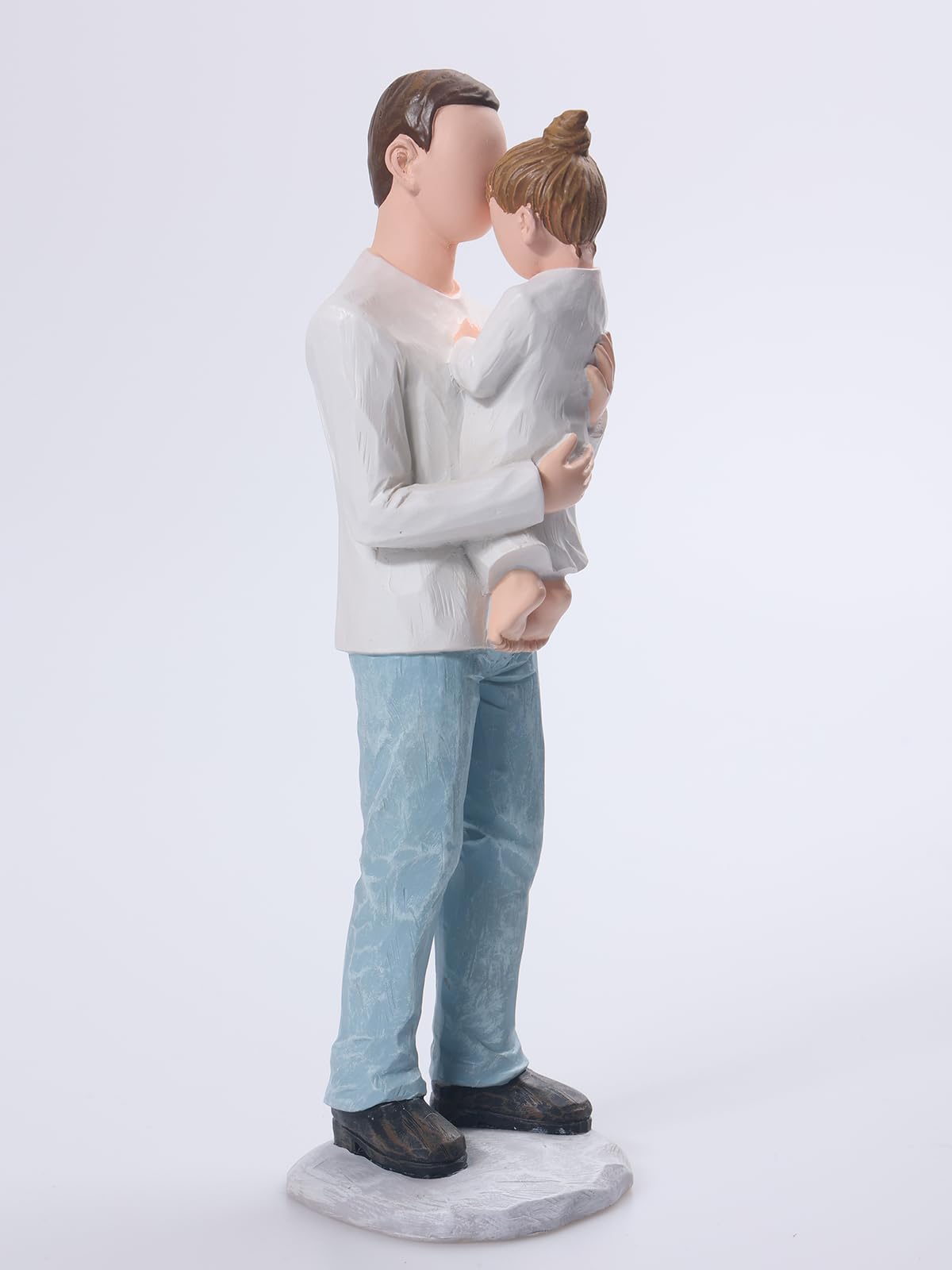 Father And Daughter Figurines, Dad Gifts From Daughter, Best Birthday Dad Gifts, Sculpted Hand Painted Statue, Perfect For Chris