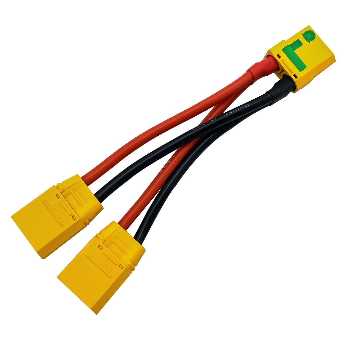 Xt90S Xt-90 Plug Parallel Battery Connector Cable Xt90 Connector Style Parallel Y-Harness For Quadcopters Multirotors Rc Lipo Ba