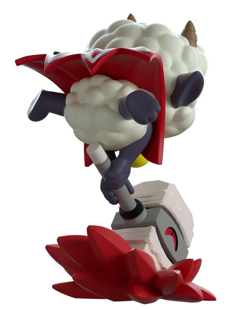 Youtooz Attacking Lamb 4.5'' Vinyl Figure, Official Licensed Collectible From Cult Of The Lamb Videogame, By Youtooz Cult Of The