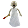 Granny Horror Game Plush Beanie Toy - 7 White Stuffed Beanbag - Perfect for Fans of Granny Horror Game