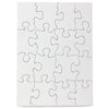 24 Blank Jigsaw Puzzles - 4 X 5.5 Inch, 16 Pieces Each - Hygloss Dyi Party Invites, Perfect For Decorating, Kids' Activities, Ar